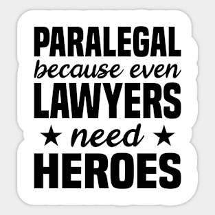 Paralegal Legal Assistant Law Lawyer Sticker